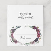 ブルゴーニュ春及び結婚フローラ座席表 プレイスカード (外部開封)