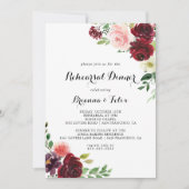 ブルゴーニュ春書道リハーサルディナー 招待状 (正面)