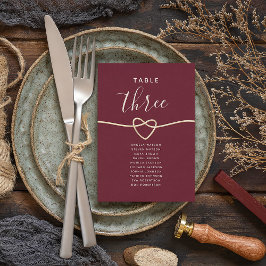 ブルゴーニュ書道結婚の座席表