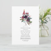 ブルゴーニュ梅赤ワインの試飲お祝い 招待状 (スタンド正面)