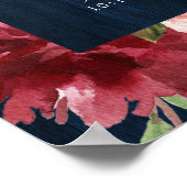 ブルゴーニュ歓迎イベント結婚徴候 ポスター (角)