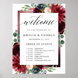 ブルゴーニュ歓迎イベント結婚徴候 ポスター