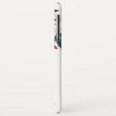 ブルゴーニュ水彩バラフローラ未来のミセス Case-Mate iPhoneケース (裏面/左)