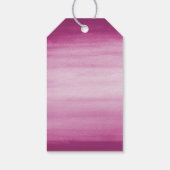 ブルゴーニュ水彩牡丹ブライダルシャワーギフトラベル ギフトタグ (裏面)