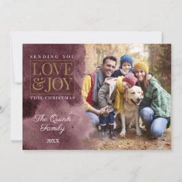 ブルゴーニュ水彩金ゴールド シーズンカード