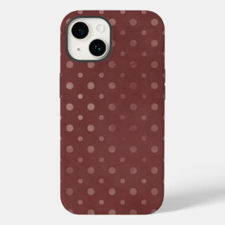 ブルゴーニュ水玉模様の電話ケース Case-Mate iPhone 14ケース