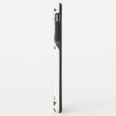 ブルゴーニュ水色牡丹バラフローラ名 Case-Mate iPhoneケース (裏面/左)