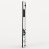 ブルゴーニュ水色牡丹バラフローラ名 Case-Mate iPhoneケース (裏面/右)