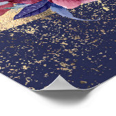 ブルゴーニュ海軍と金ゴールド結婚フローラの歓迎 ポスター (角)