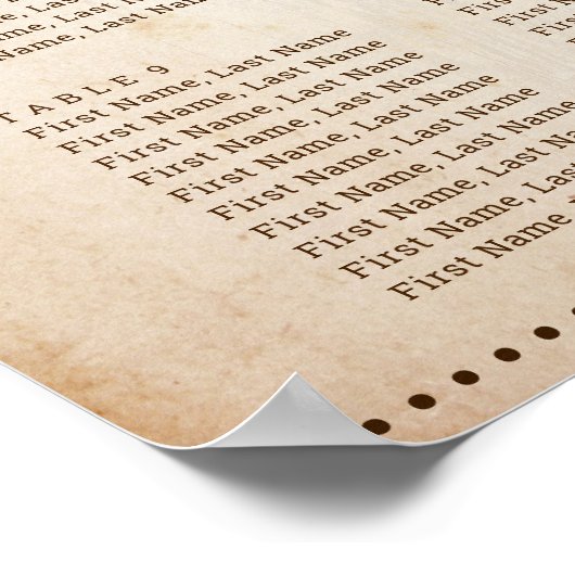 ブルゴーニュ海軍のフローラ素朴カードとギフトポスター ポスター (角)