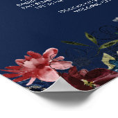 ブルゴーニュ海軍のメニューサイン ポスター (角)