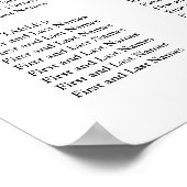 ブルゴーニュ海軍の水彩花座席表 ポスター (角)