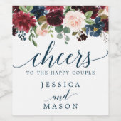 ブルゴーニュ海軍の結婚式のワインラベルが好き ワインラベル (シングルラベル)