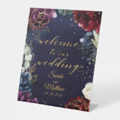 ブルゴーニュ海軍は私たちの結婚IIにようこそ 台座サイン (正面)