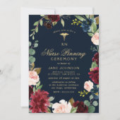 ブルゴーニュ海軍フローラナースピン留め式 招待状 (正面)