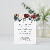 ブルゴーニュ海軍フローラリハーサルディナー招待状 ポストカード (スタンド正面)