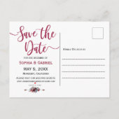 ブルゴーニュ海軍フローラ保存日の写真 案内ポストカード (裏面)