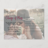 ブルゴーニュ海軍フローラ写真延結婚期 案内ポストカード (裏面)