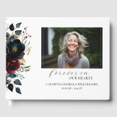 ブルゴーニュ海軍フローラ写真葬儀記念館 ゲストブック (正面)