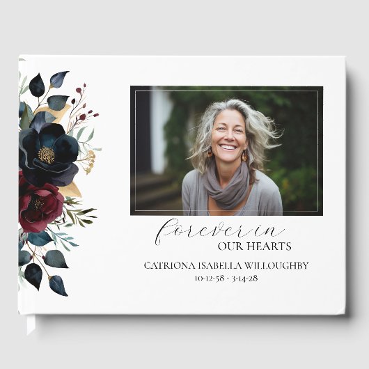 ブルゴーニュ海軍フローラ写真葬儀記念館 ゲストブック (正面)