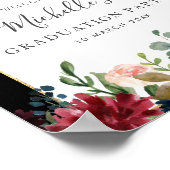 ブルゴーニュ海軍フローラ卒業歓迎サイン ポスター (角)