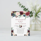 ブルゴーニュ海軍フローラ婚約パーティ招待状 ポストカード (スタンド正面)