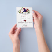 ブルゴーニュ海軍フローラ水結婚色の予算 チラシ (手)