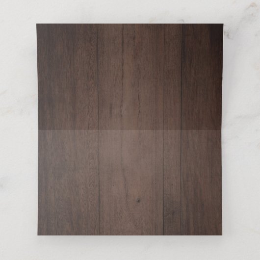 ブルゴーニュ海軍フローラ素朴ボホカントリーウェディング プレイスカード (内部開封)