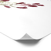 ブルゴーニュ海軍フローラ結婚のディナー席表 ポスター (角)