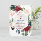 ブルゴーニュ海軍フローラ結婚幾何学記念日 招待状 (スタンド正面)