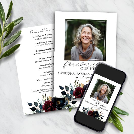 ブルゴーニュ海軍フローラ葬儀記念事業 招待状