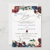 ブルゴーニュ海軍フローラ | ウェディングカジュアルレセプション 招待状 (正面)