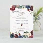 ブルゴーニュ海軍フローラ | ウェディングカジュアルレセプション 招待状 (スタンド正面)