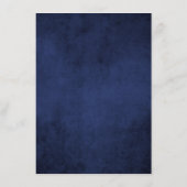 ブルゴーニュ海軍ブルージオメトリック結婚フローラ メニュー (裏面)