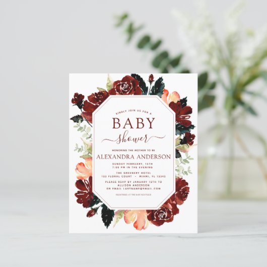 ブルゴーニュ海軍ブルーベビーシャワーフローラエレガントインヴィ (スタンド正面)