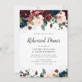 ブルゴーニュ海軍ブルー&赤面フローラリハーサルディナー 招待状 (正面)