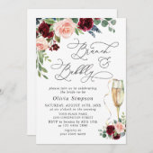 ブルゴーニュ海軍ユーカリバラブランチ&バブリー 招待状 (正面/裏面)