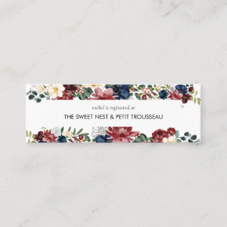 ブルゴーニュ海軍レジストリ挿入カード |ミニ スキニー名刺