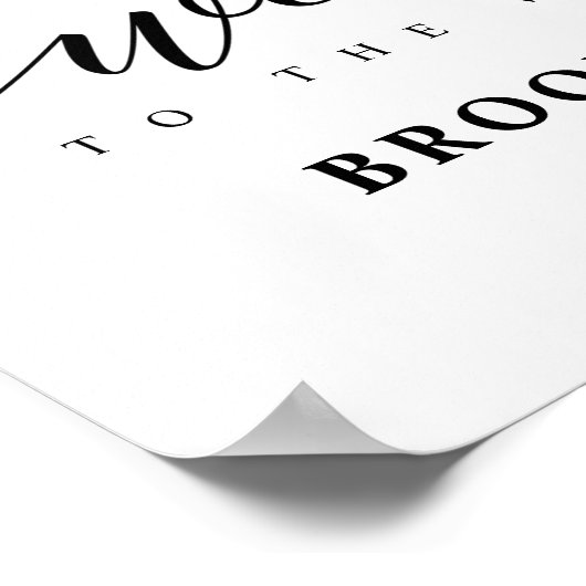 ブルゴーニュ海軍素朴フローラボ結婚ホへようこそ ポスター (角)