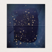 ブルゴーニュ海軍結婚の客席カード (内部フラット)