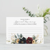 ブルゴーニュ海軍葬儀記念共有メモリカード 招待状 (スタンド正面)