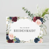 ブルゴーニュ海軍赤面は私の花嫁のインビになる 招待状 (スタンド正面)