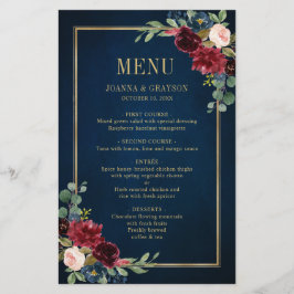 ブルゴーニュ海軍赤面フローラジオメト結婚リのメニュー