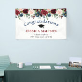 ブルゴーニュ海軍赤面フローラ卒業クラス2024 横断幕 (トレードショー)