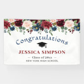 ブルゴーニュ海軍赤面フローラ卒業クラス2024 横断幕 (横)