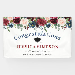 ブルゴーニュ海軍赤面フローラ卒業クラス2024 横断幕