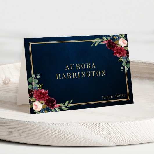 ブルゴーニュ海軍赤面フローラ結婚金ゴールド座席表 テーブルナンバー