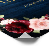 ブルゴーニュ海軍赤面フローラ金ゴールドカードとギフトポー ポスター (角)