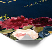 ブルゴーニュ海軍赤面フローラ金ゴールドカードとギフト ポスター (角)