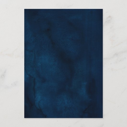 ブルゴーニュ海軍赤面フローラ金ゴールド幾何結婚の エンクロージャーカード (裏面)